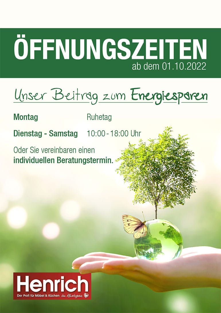 Neue Öffnungszeiten